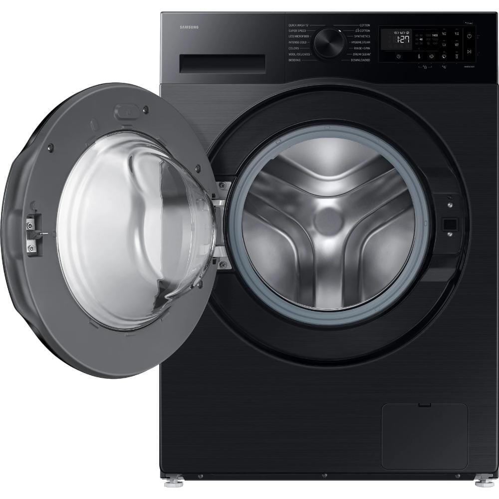 Samsung 12 kg Fully Automatic Front Load with In-built Heater Black, Grey (WW12DG5B24ABTL)