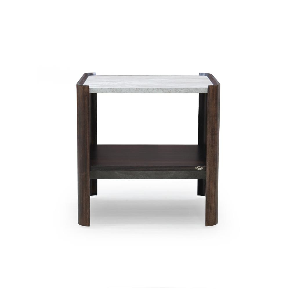 Meagan Brown Engineered Wood Side Table by Durian (MEAGAN/ST)