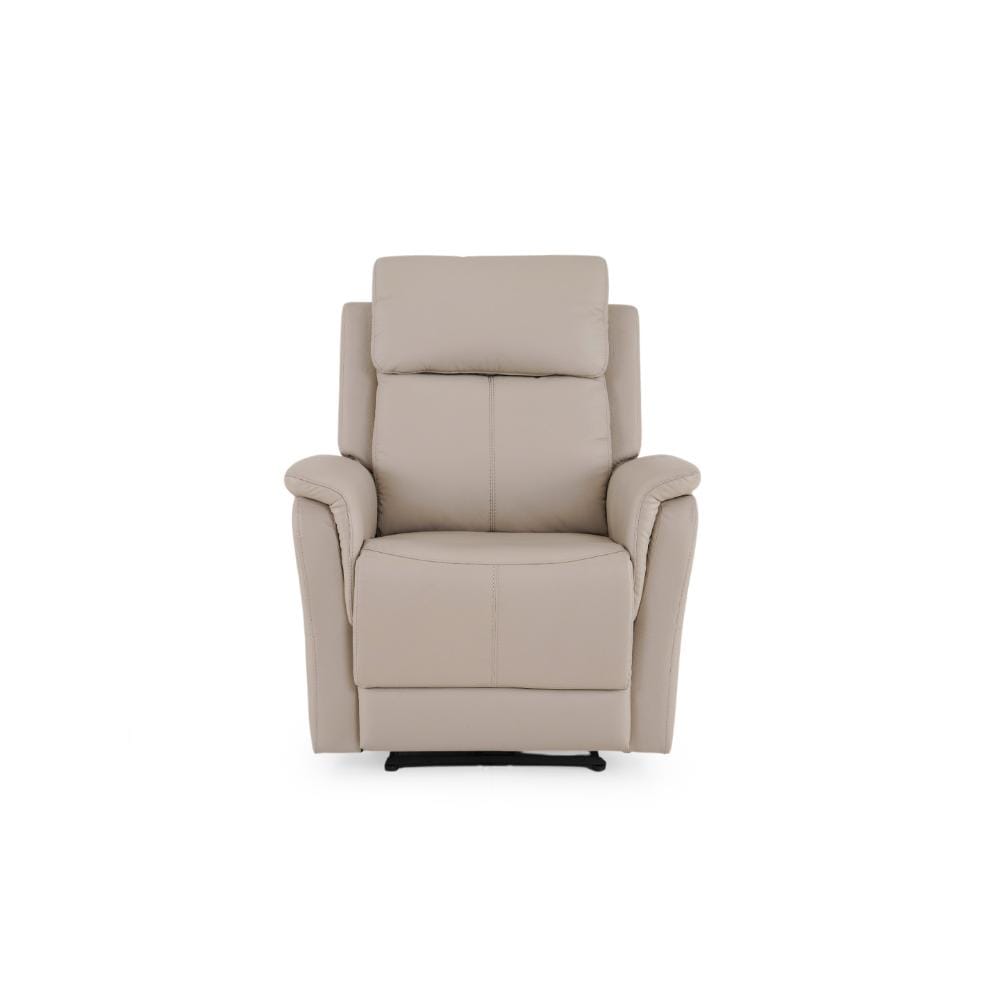 Durian  Beige Premium Genuine Leather  Recliner Sofas