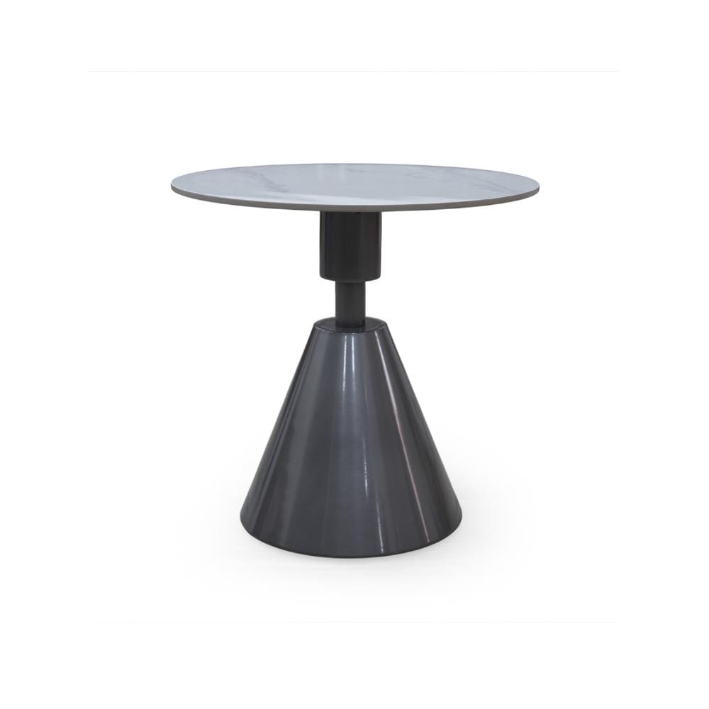 Sylus White Marble Side Table by Durian (SYLUS/ST)