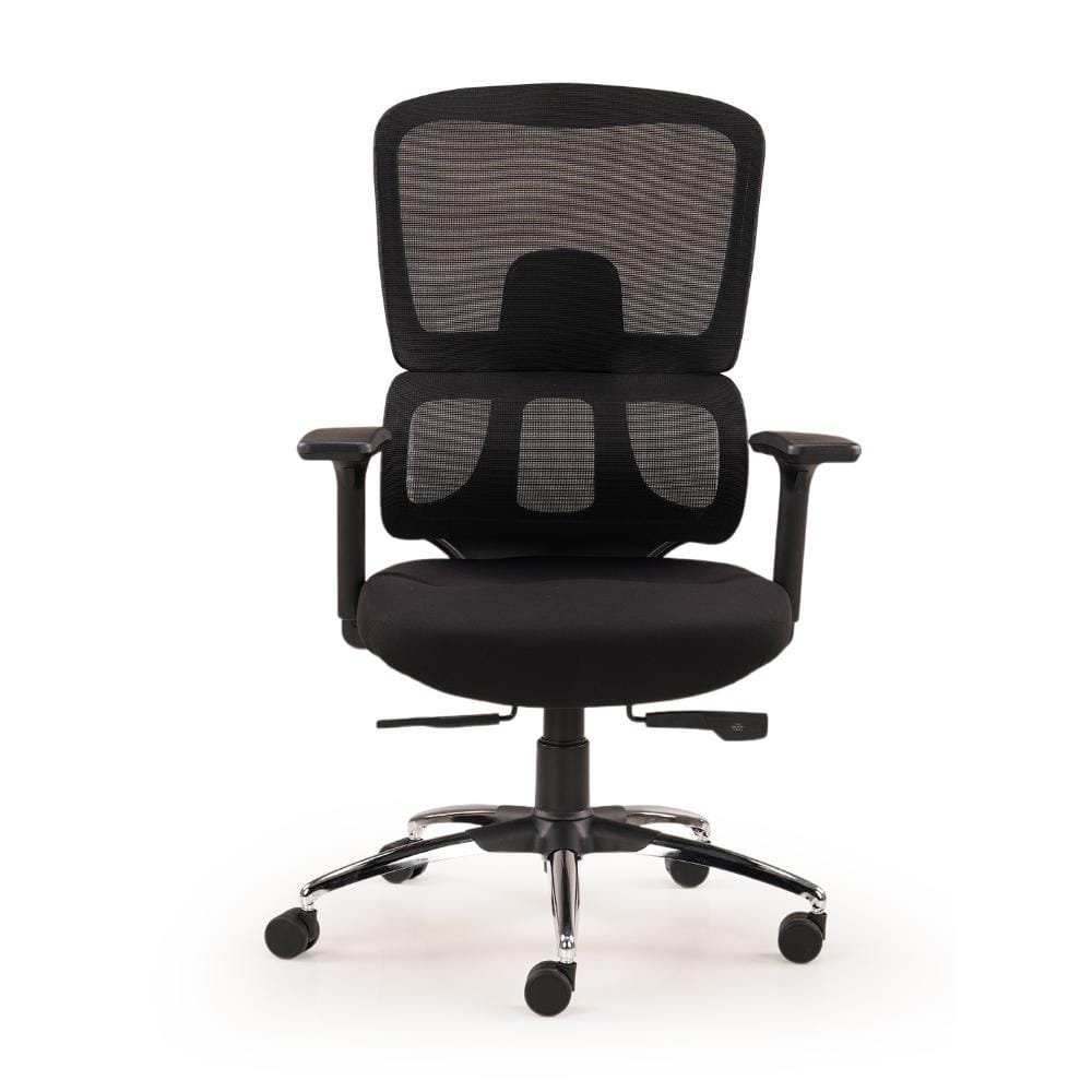Vestra black Fabric Office Chairs (VESTRA/MB) by Durian