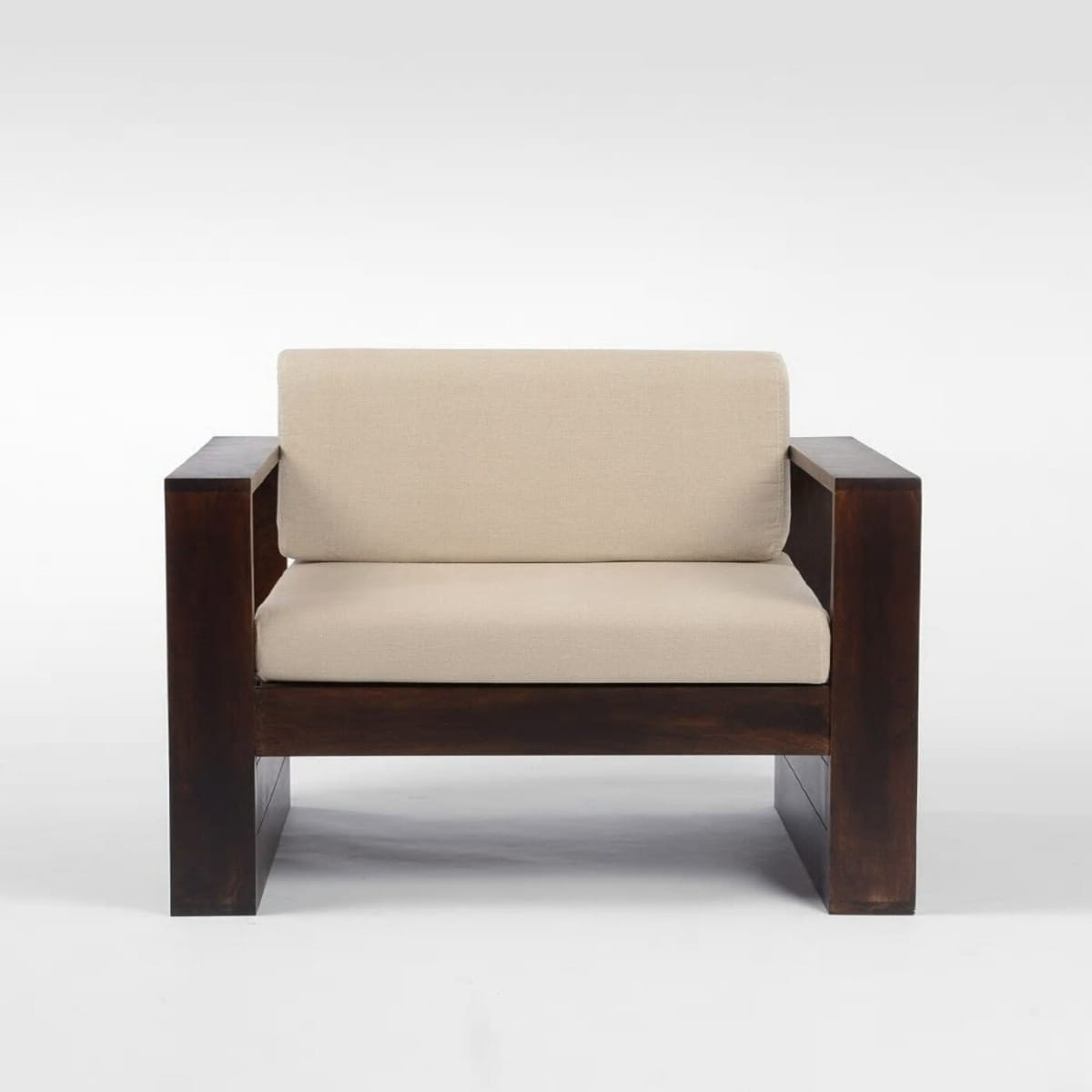 Quadro Mango 1 Seater Sofa by Fabindia