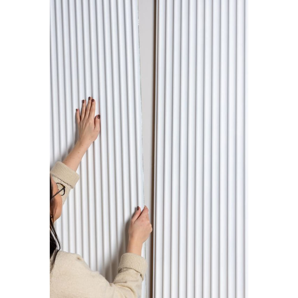 Fluted Panel + Plywood without Frame - Only Installation