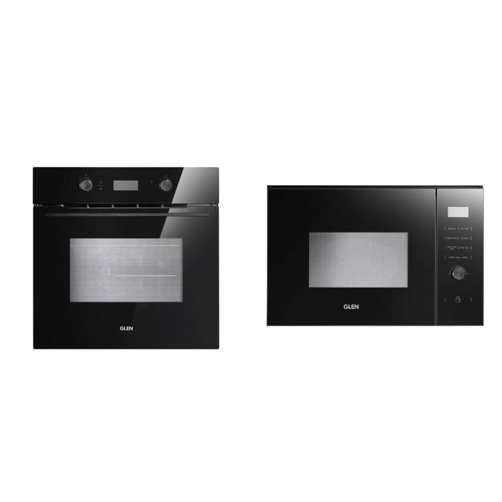 Glen Bundle 4 (Oven + Microwave): 25L Built-In Microwave (MO-671) 65L Built-In Oven (BO 661)
