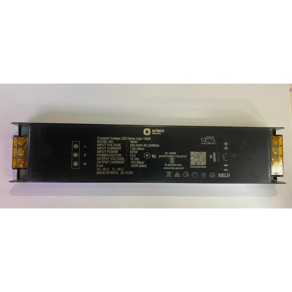 Orient Oristar Led Driver 12V,15A,Cv (LED180WDR-12V15AT)
