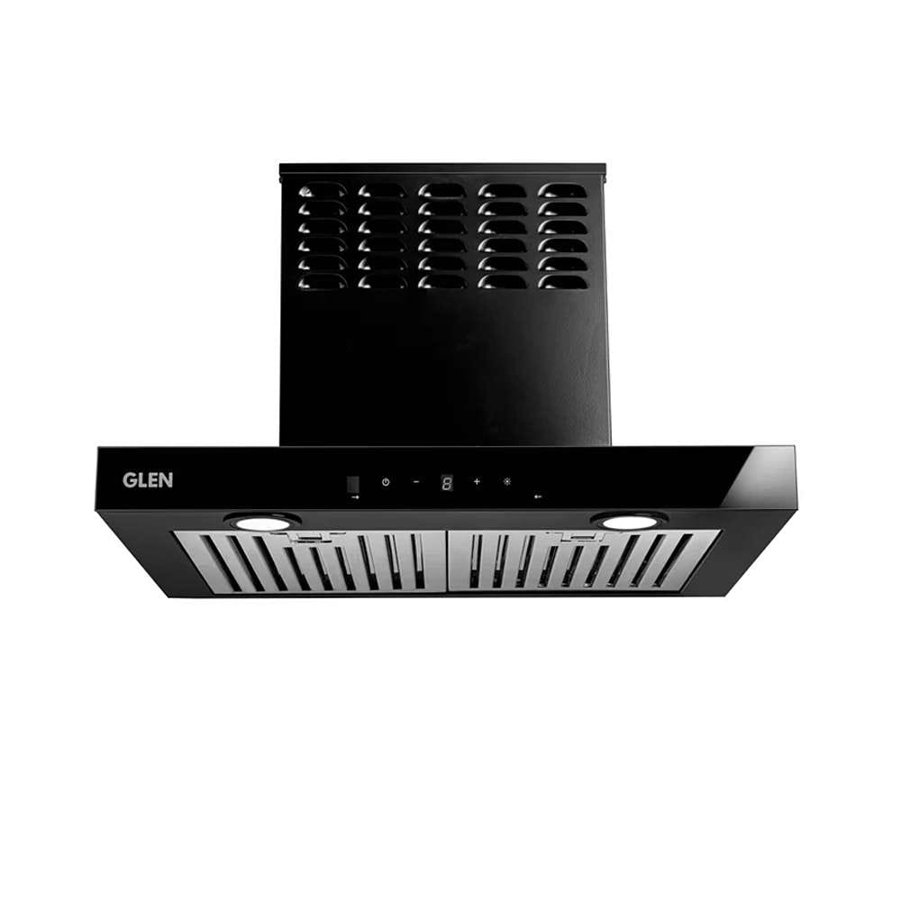 Glen 60cm 1100 m3/h Wall Mounted Ductless Chimney -Black (CH6052DFMSBFBL60)
