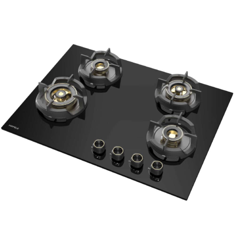 Hafele Essentia Series AUGUSTA 470 4 Burner Auto Electric IgnitionBuilt-In Hob (538.61.263)