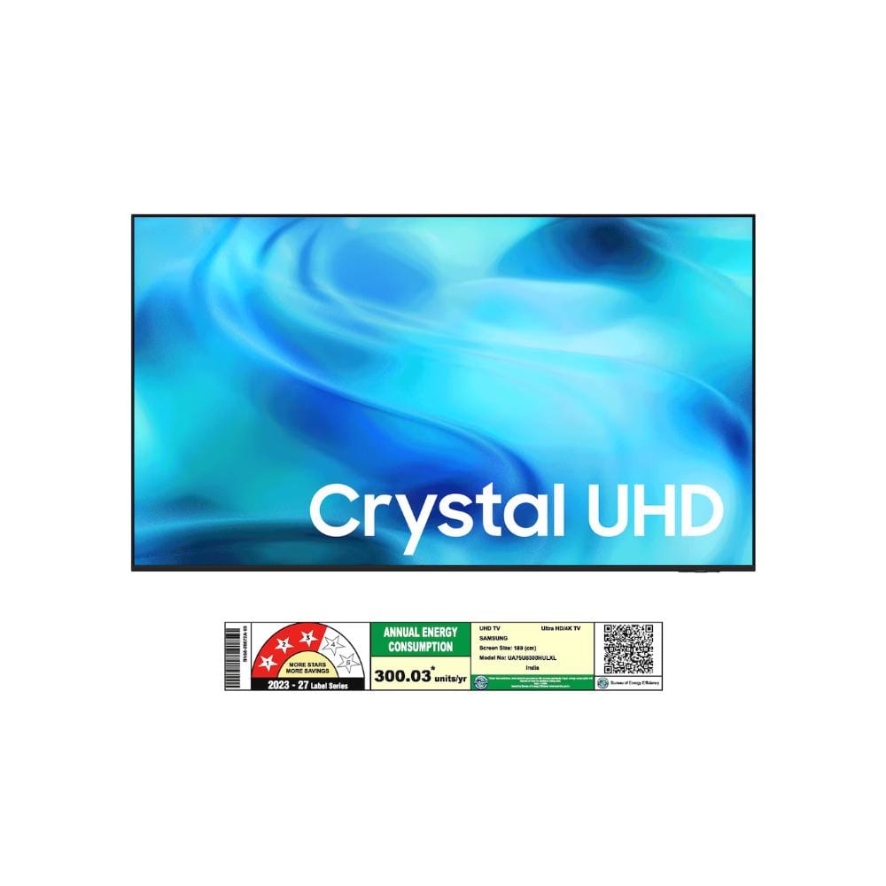 Samsung 75 inch Crystal 4k UHD TV (UA75U8300HULXL)
