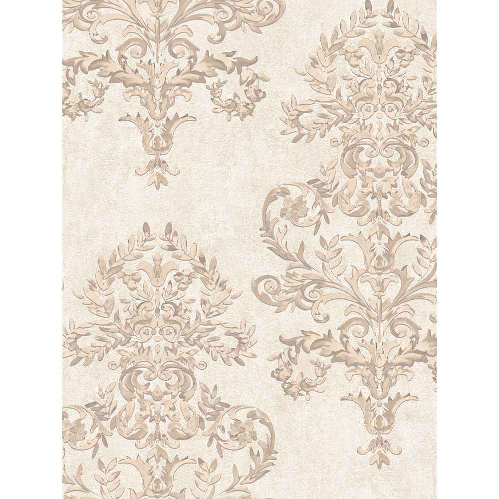 Gothic Damask Flock Wallpaper 104562 by Graham & Brown in Black Silver buy  online from the rug seller uk