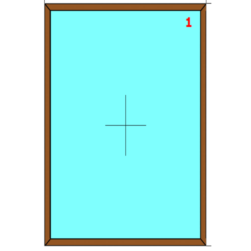 Fixed Window (Coloured Profile)