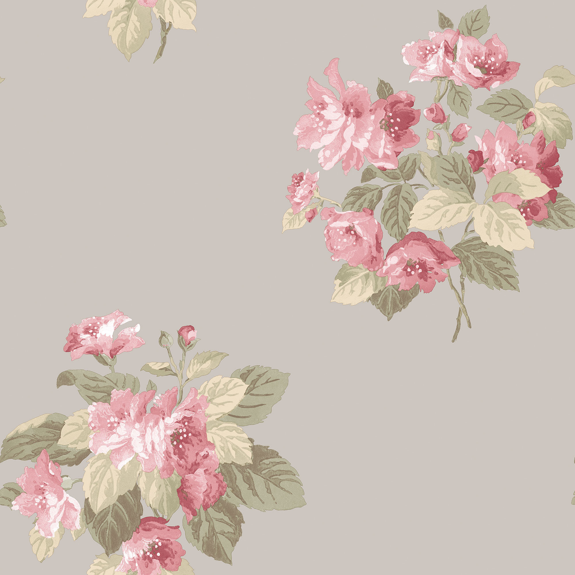 Artisan: Secret Garden - G78501 Pink Floral Wallpaper (Avg. Utilization 50  Sq.ft)