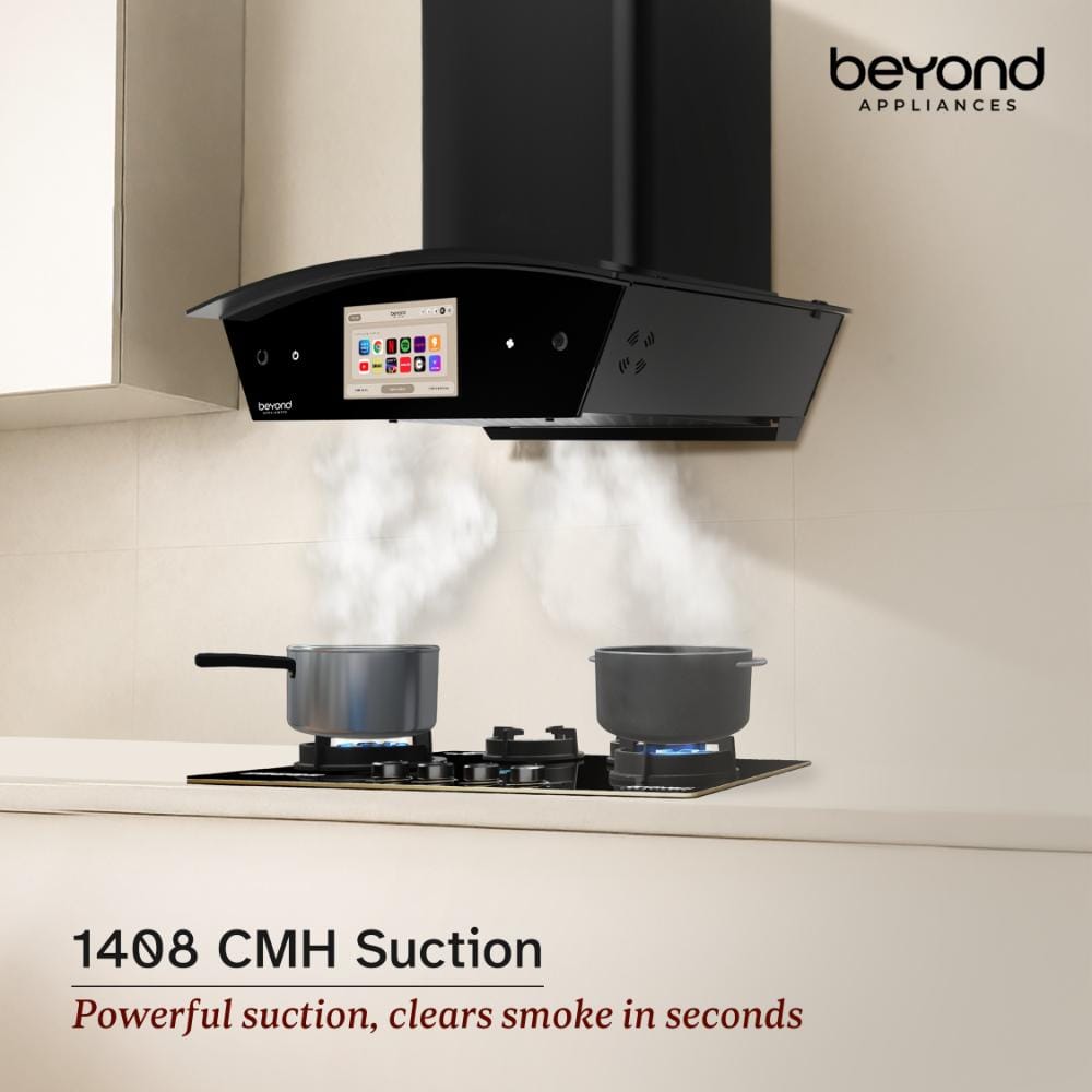 Beyond Appliances Asteria 60 1408 m3/hr Wall Mount chimney (BA-CR-AS-AD-60-CH)