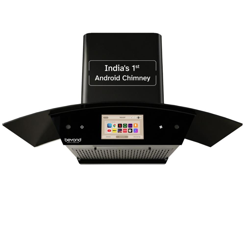 Beyond Appliances Asteria 90 1408 m3/hr Wall Mount chimney (BA-CR-AS-AD-90-CH)