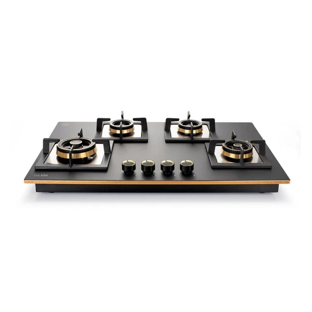 Glen 1074 SQ HT TDB 2TR MG 77 FFD 4 Burner Battery Operated Auto Ignition Built In Hob (BH1074SQHTT2TRMGS)