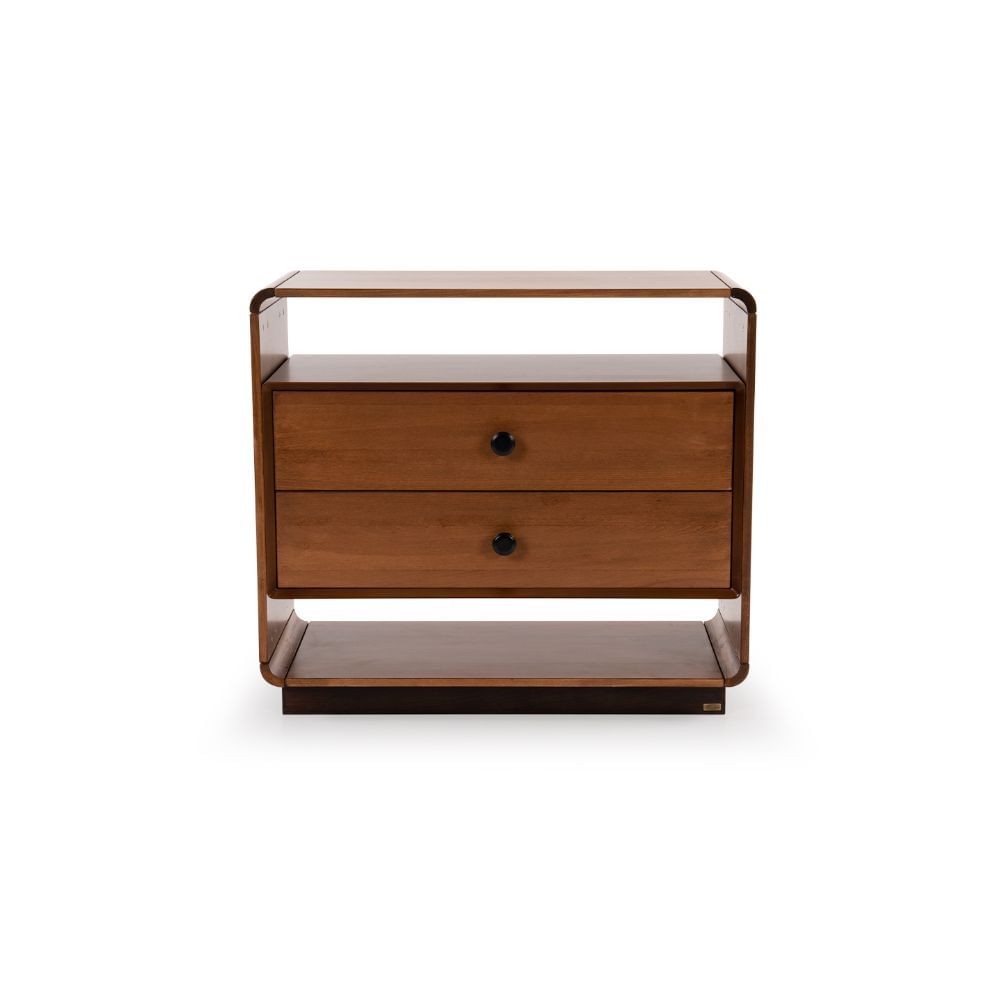 Cambert Brown Engineered Wood Chest Of Drawer by Durian