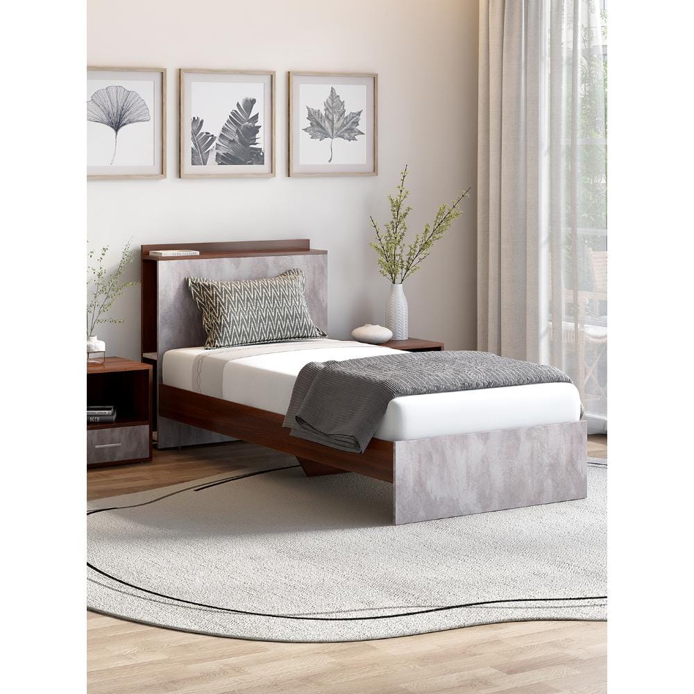 Claudia Brown Engineered Wood Bed by Durian