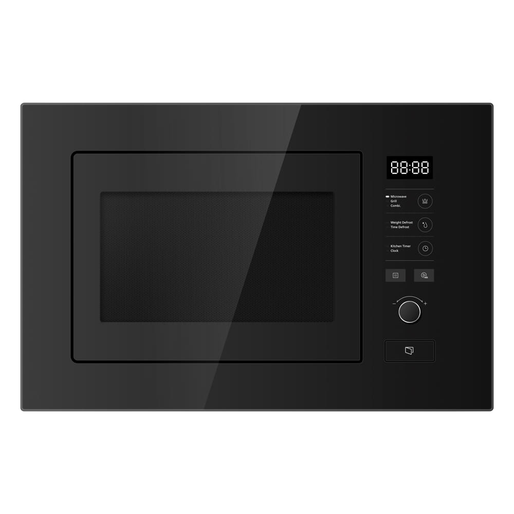 Elica EPBI MWO Gl 220 Touch Black 22L Builtin Microwave (EPBI MWO GL