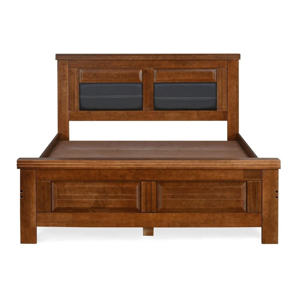 Dexter Solid Wood Bed without Storage (Cappucino) by Nilkamal Homes