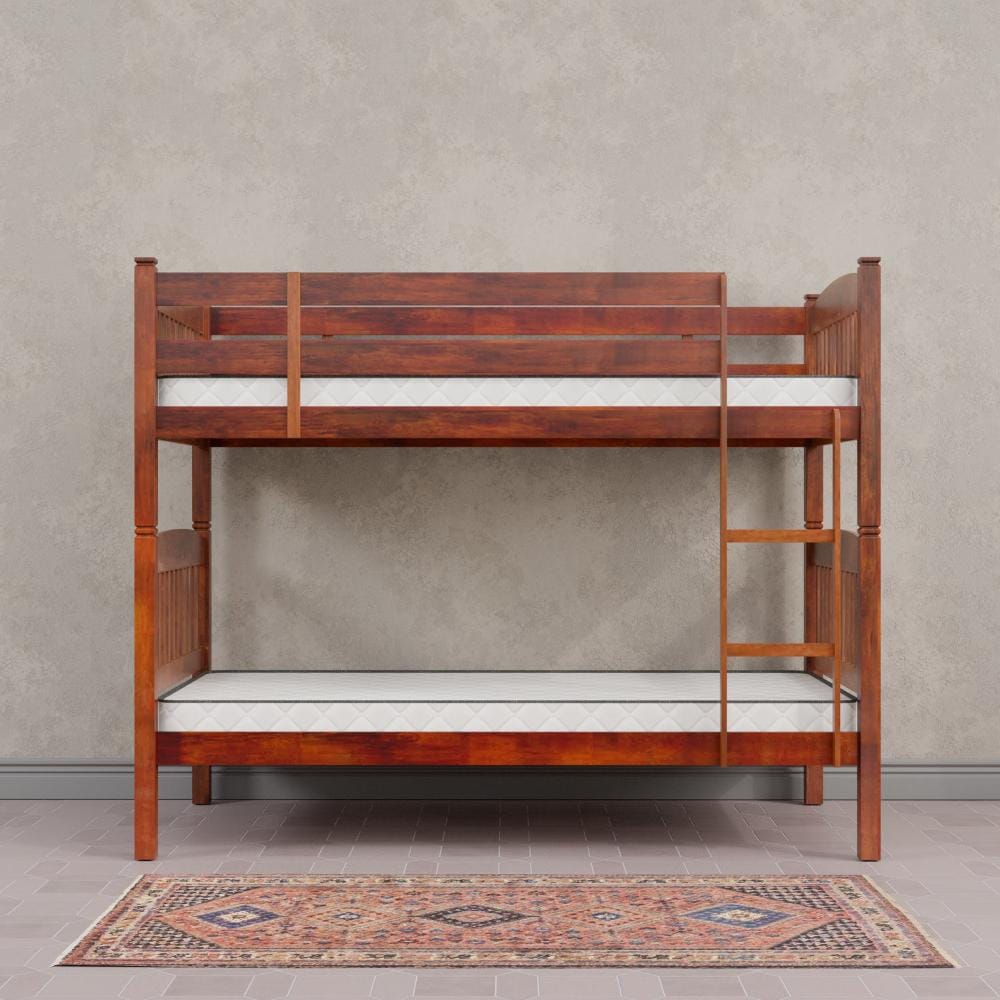 Nilkamal Homes Dom Solid Wood Bunk Bed (Cappuccino-FIBDDOMBDBBCAP)