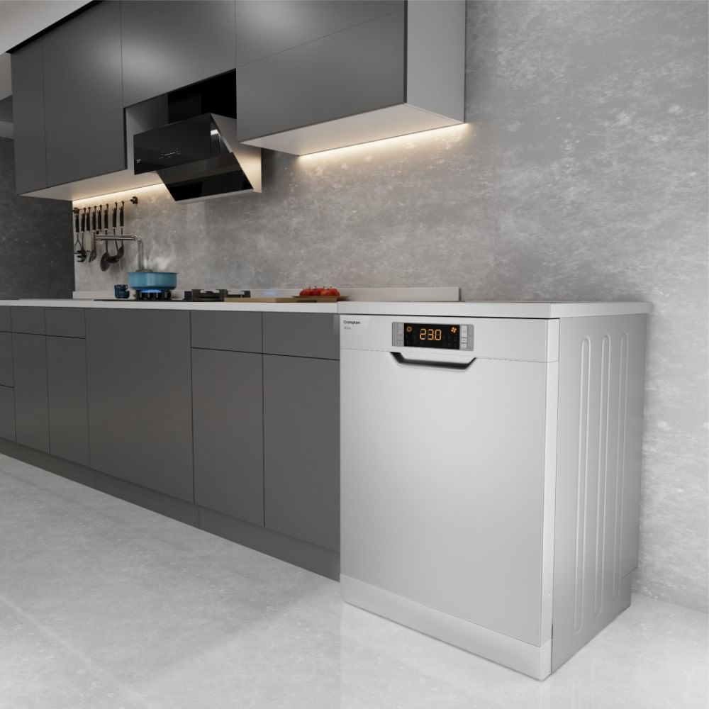 Crompton Voila Freestanding 13 Place Dishwasher (FSDWVOV13PSINX)