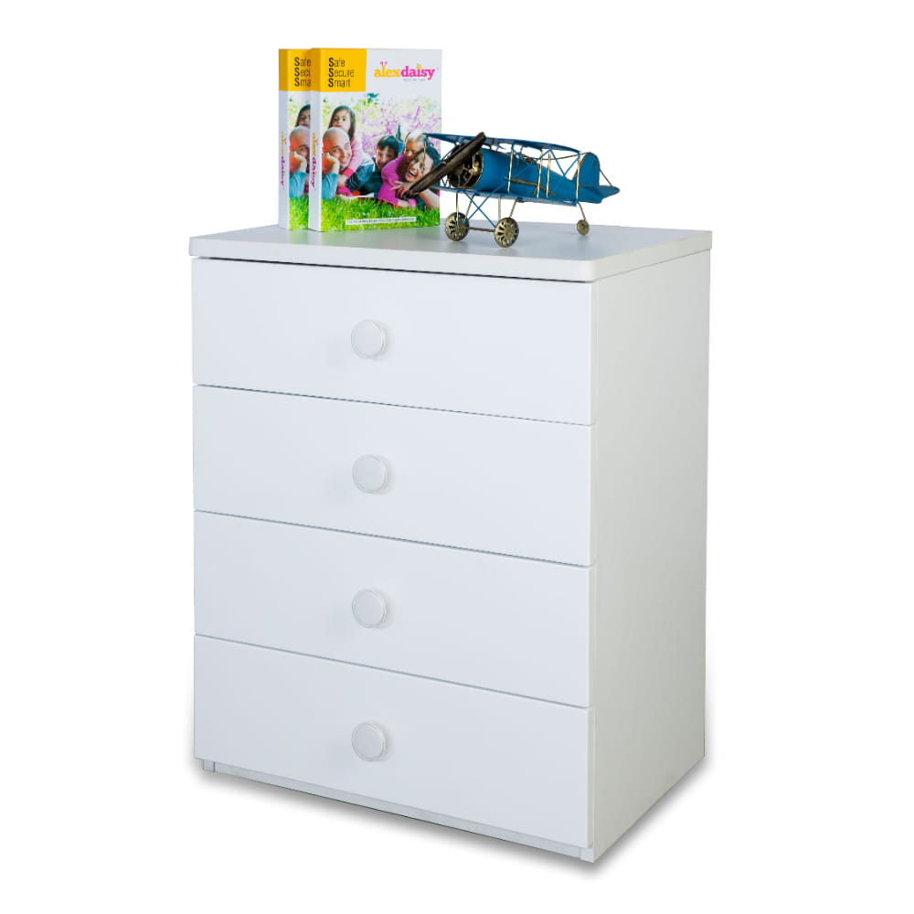 Victoria Chest of Drawer by Alex Daisy (White)