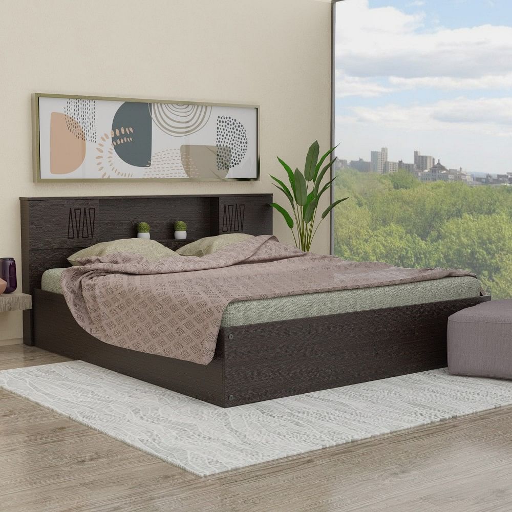 Wenge deals bed frame