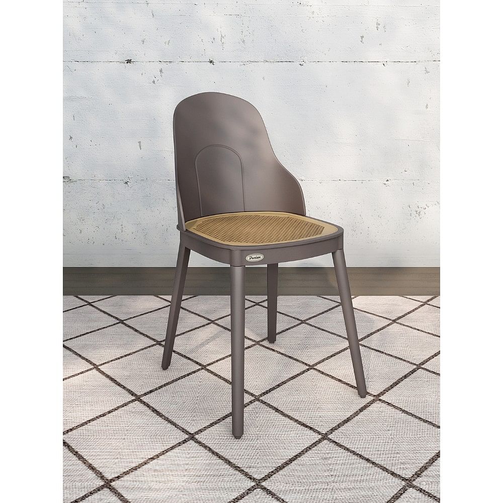 Grady Brown Stone 1 Seater Dining Chair by Durian