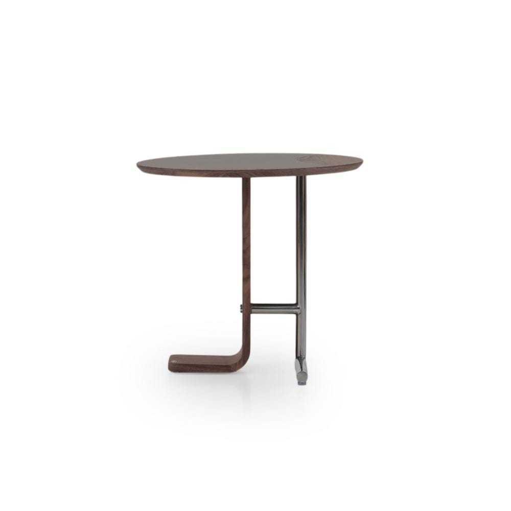 Hartley Walnut Engineered Wood Side Table (HARTLEY/ST) by Durian