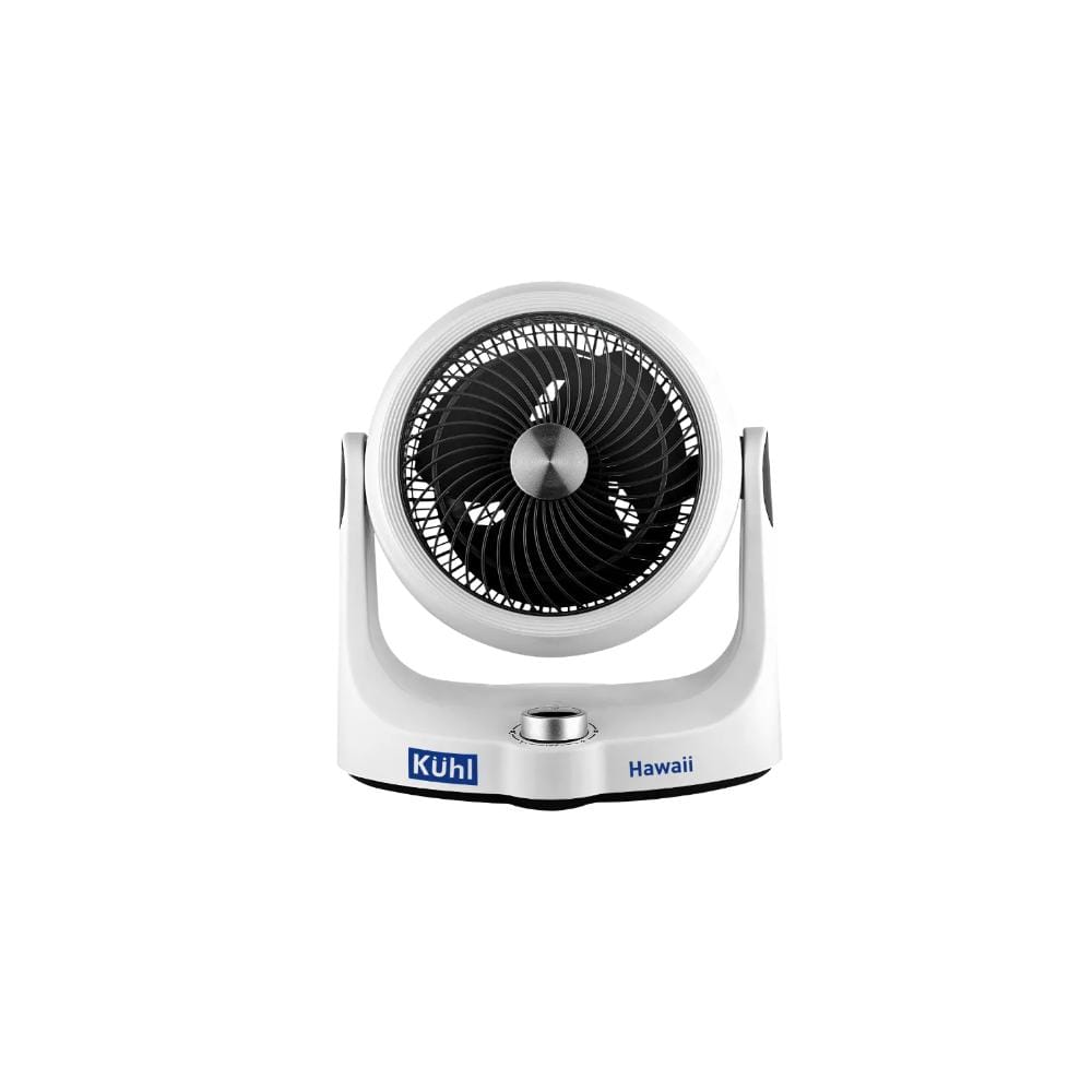 Kuhl Hawaii Desktop 3 Blade 165 mm Swing Fan (White - 119083W)