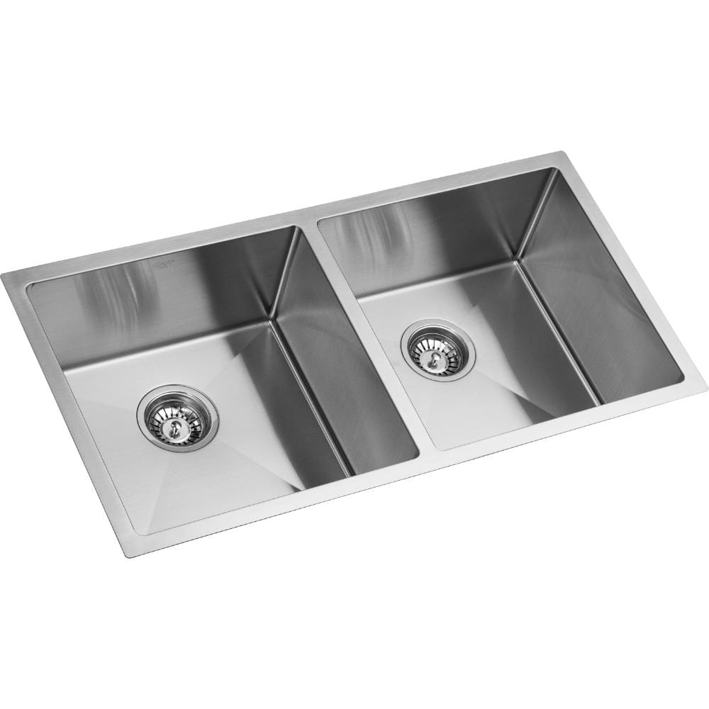 KAFF Handmade double bowl SS sink (KS870 DB(R10))