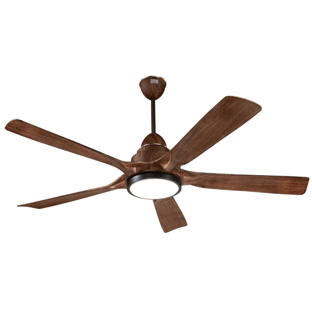 Kuhl Luxus Plus 5 Blade 1400 mm Ceiling Fan (Teak - 119027T)