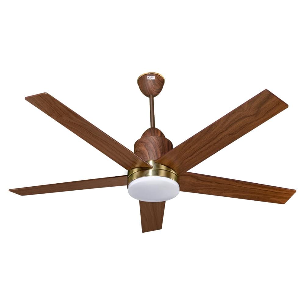 Kuhl Luxus Super 5 Blade 1320 mm Ceiling Fan (Teak - 119028T)