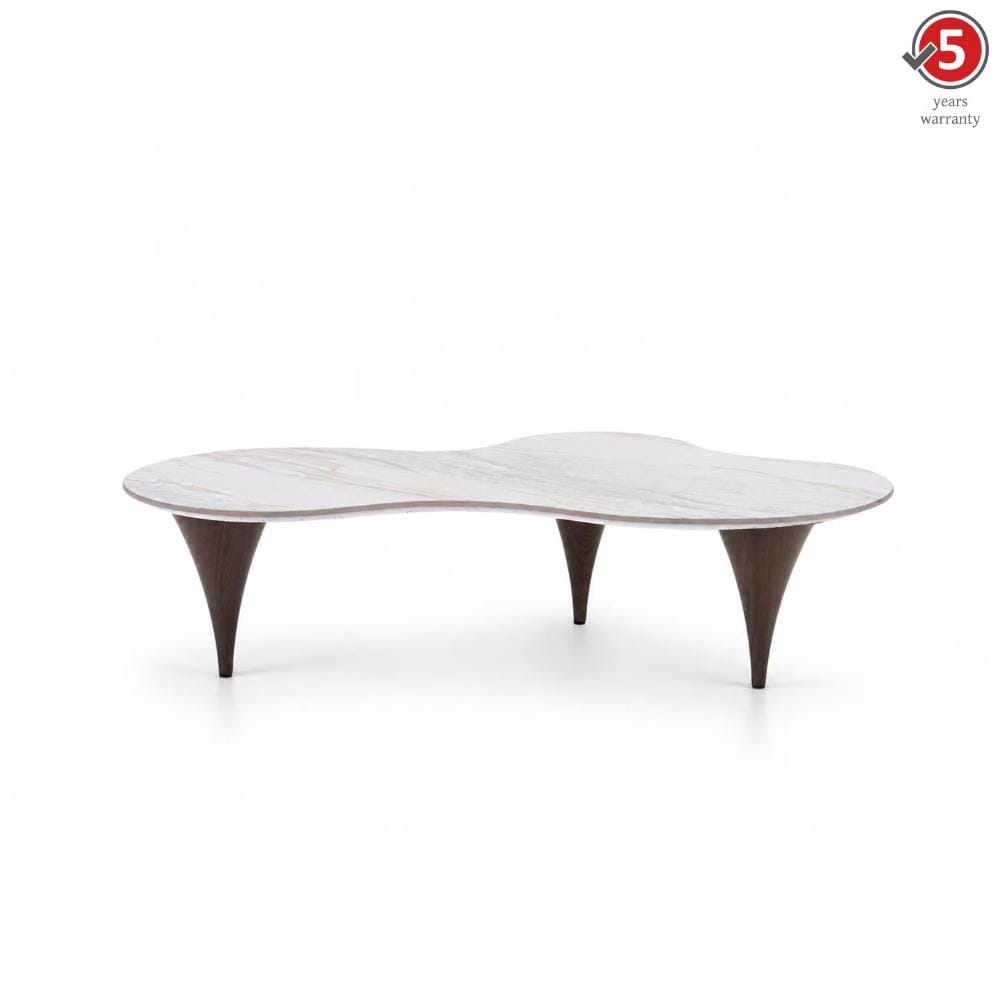 Durian Malibu Brown composite marble Coffee Table