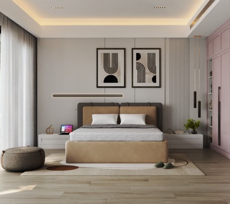 Maximus Bed - Fully Upholstered with Hydraulic Storage