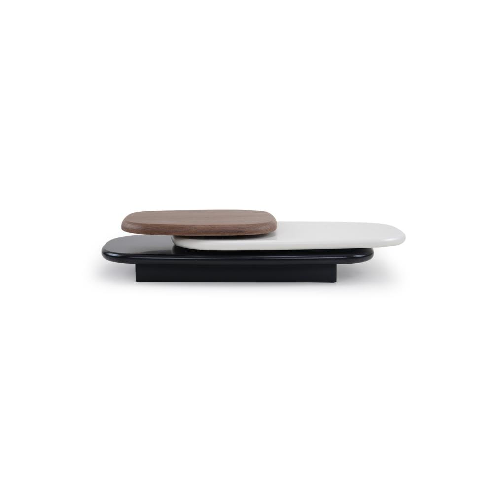Oriana White Engineered Wood Coffee Table (ORIANA/CT) by Durian