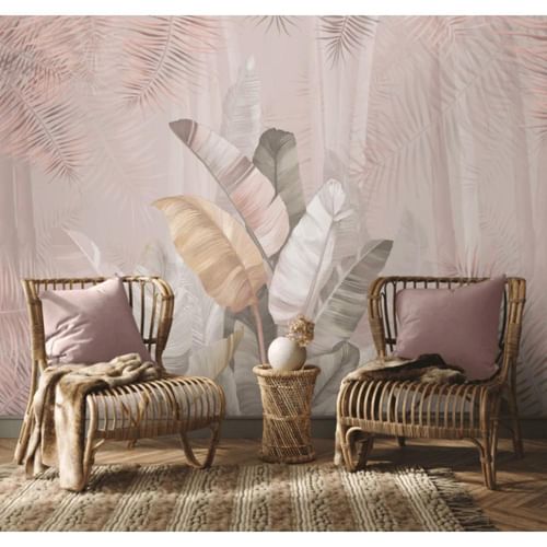 Life n Colors: Pallav, A Champagne Pink Colors Tropical Wallpaper