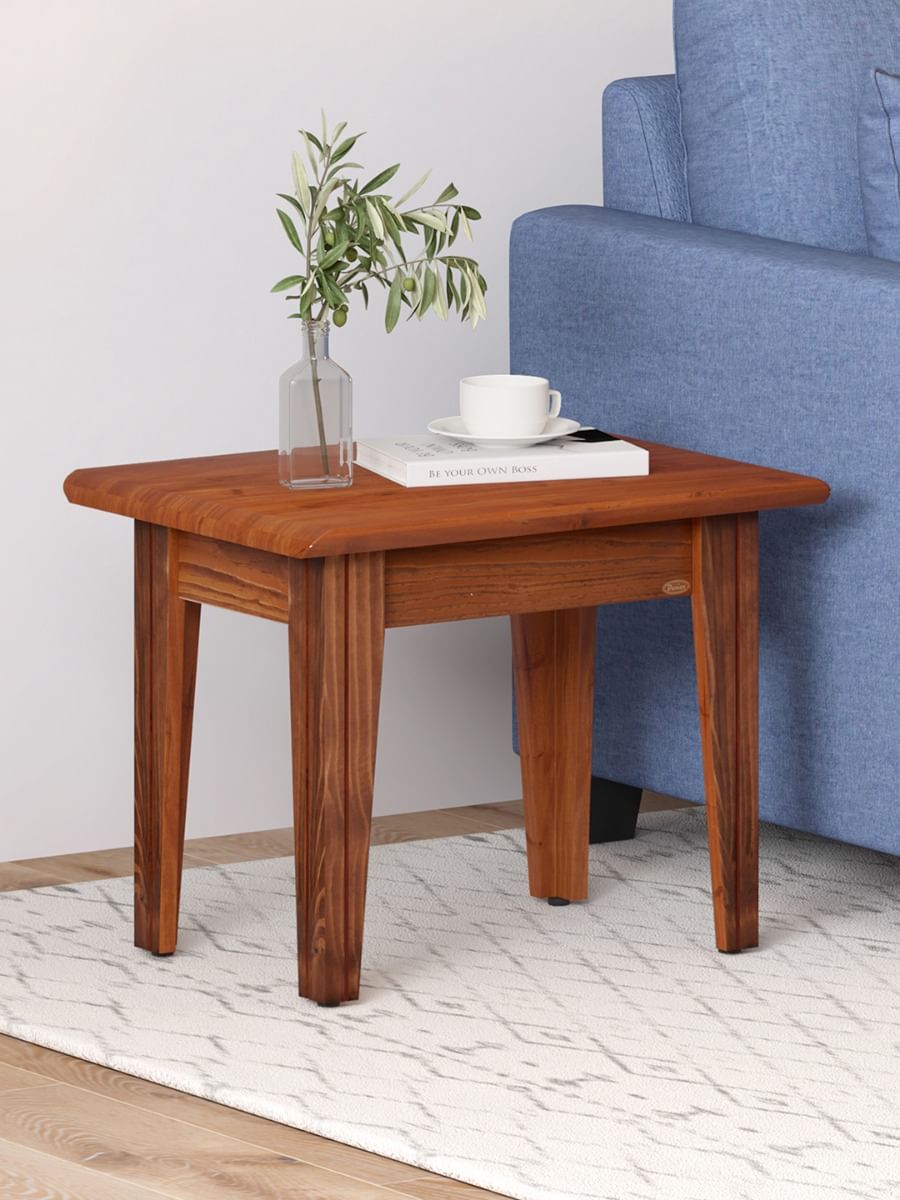 Palmer Brown Solid Wood Side Table by Durian (PALMER/ST)