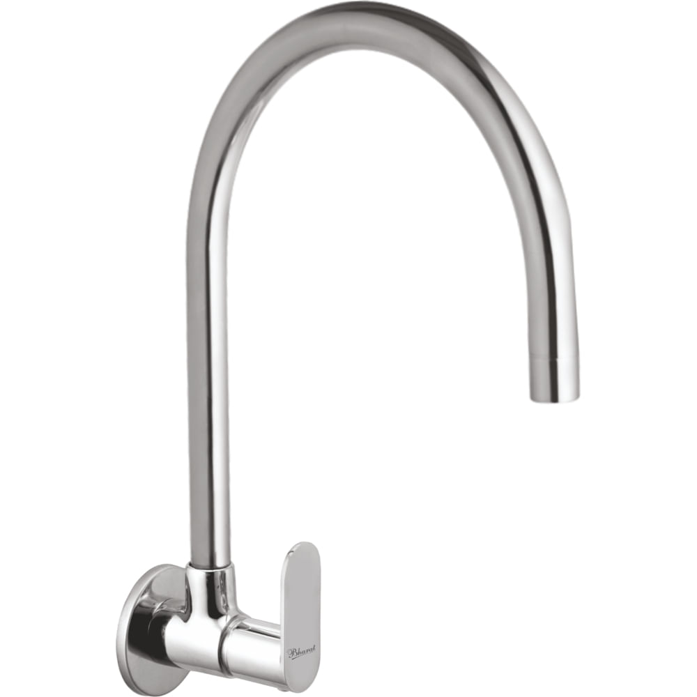 BIUT Pearl Sink Cock Long Spout Wall Mounted with Flange (PL-631A)