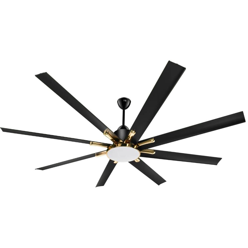 Kuhl Polariz Gold 72 8 Blade 1800 mm Ceiling Fan (Black - 119171K)
