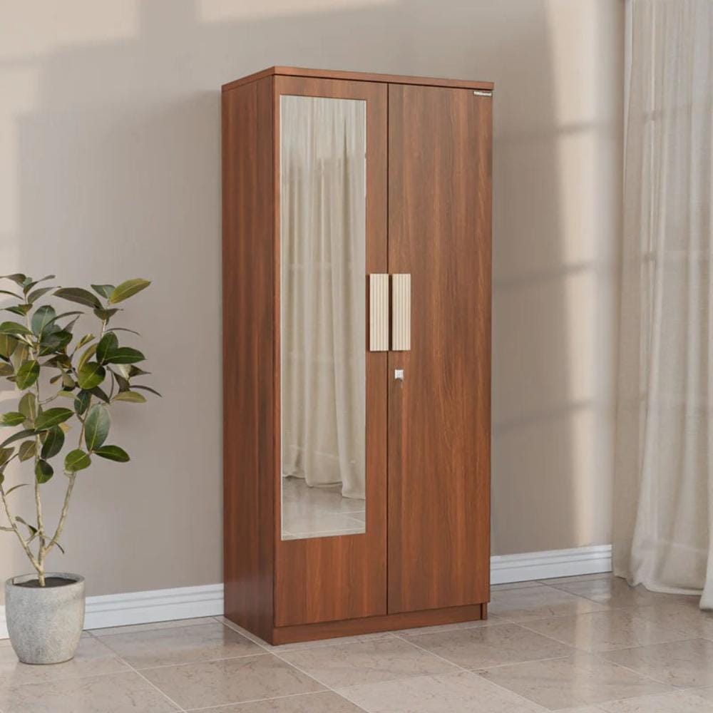 Rova Wardrobe with Mirror by Nilkamal Homes