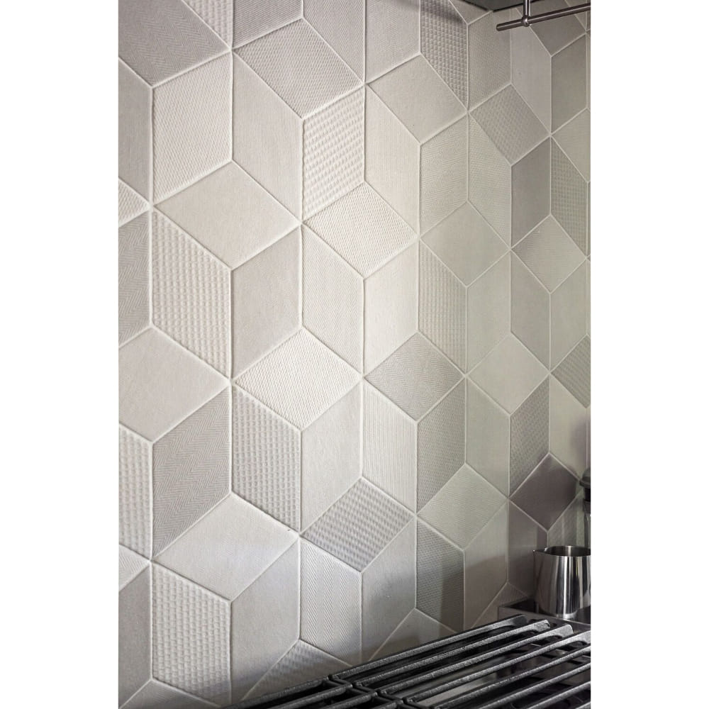 Designer Wall Tile Installation (Geometrical shape / Mosaics / Pencil Tile) - excludes Natural Stone / Glass Tile (Project Level Costing).(Exc. Supply of Tiles)