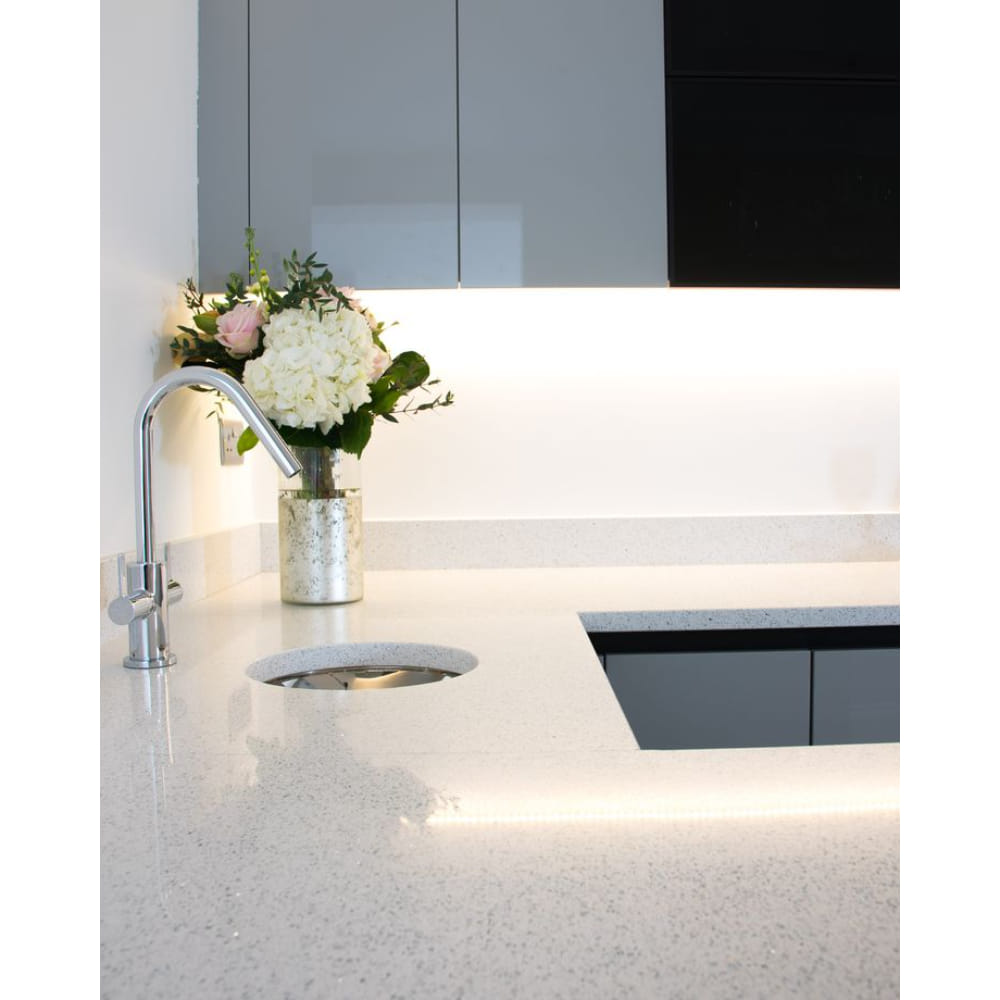 Installation of Countertop with Backsplash and Double Nosing (Granite/ Quartz).(Exc. Supply of Granite/Quartz)