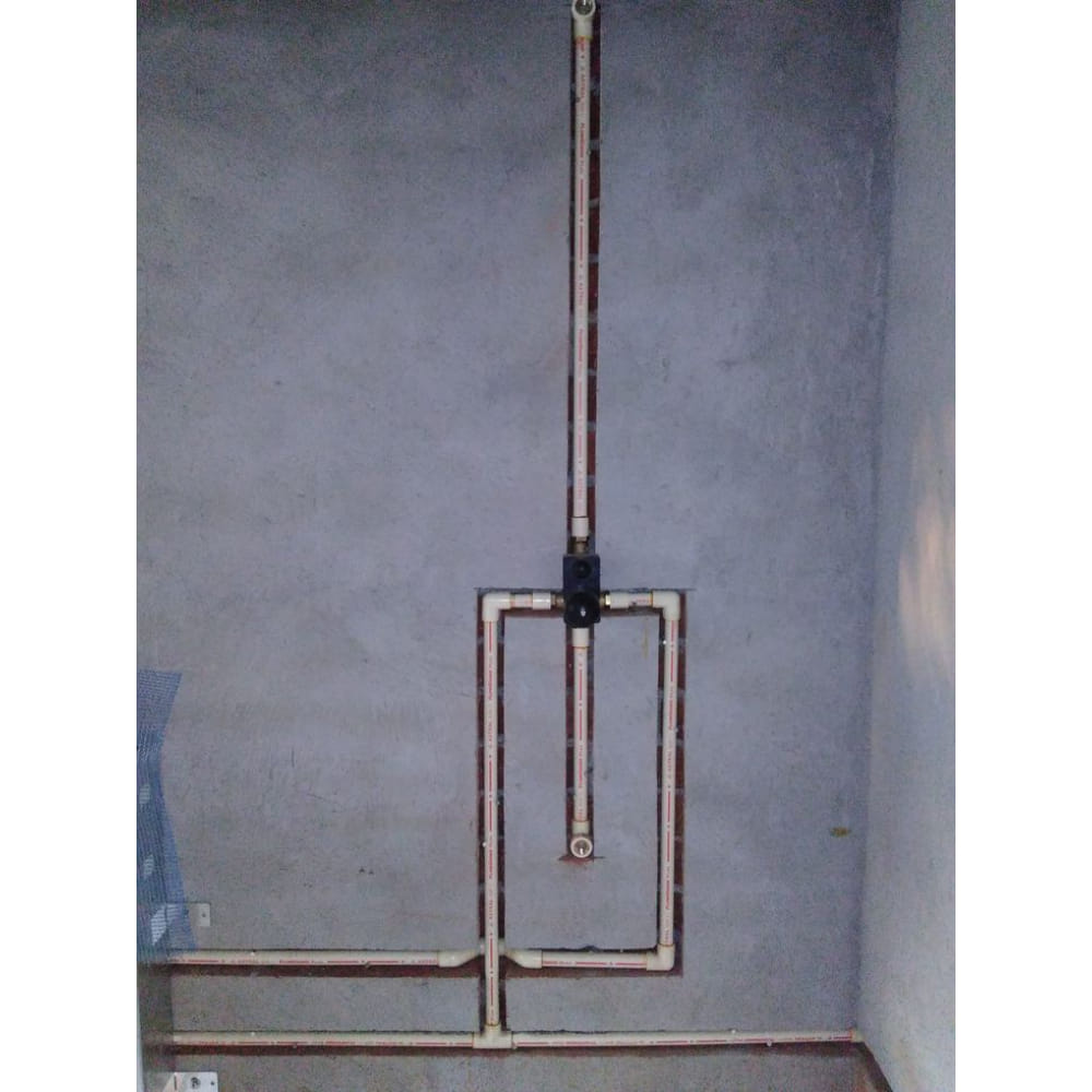Bathroom Plumbing Package: Installation of Concealed Pipelines with CP-Fixtures and Sanitary Fittings (Standard Fittings only).(Exc. Supply of Tiles, Granite and Sanitary Fixtures)