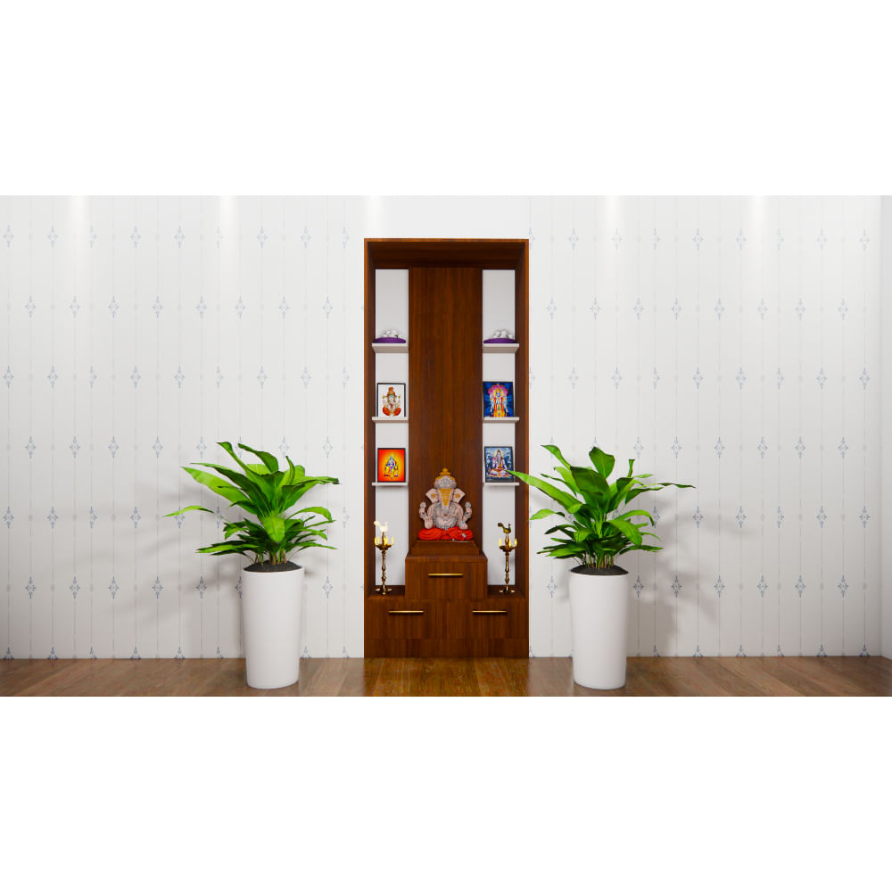 Niche Puja Unit - Design 3.1 (3ft)