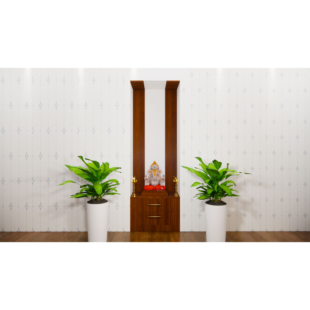 Niche Puja Unit - Design 5.1 (2.5ft)