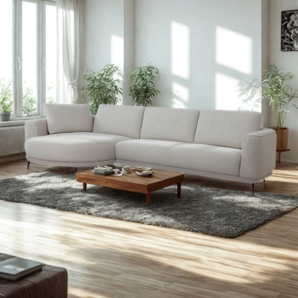 Sherman 3 Seater Fabric Lounger Sofa