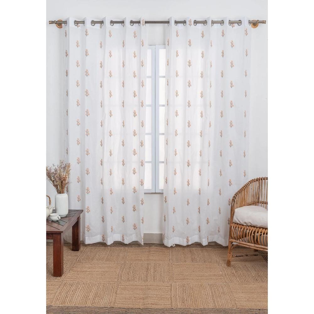 TYD Readymade Eyelet Curtain: Spring Sheer