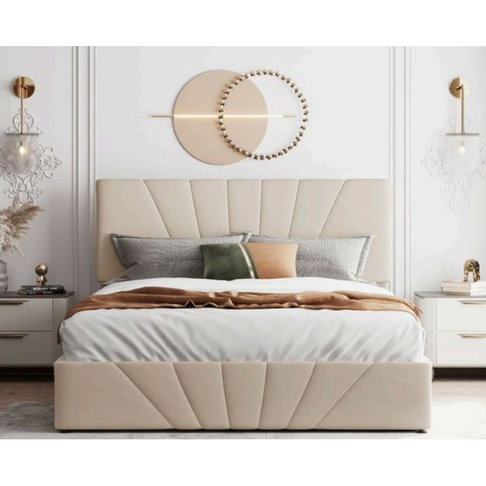 Yang Bed - Fully Upholstered with Hydraulic Storage
